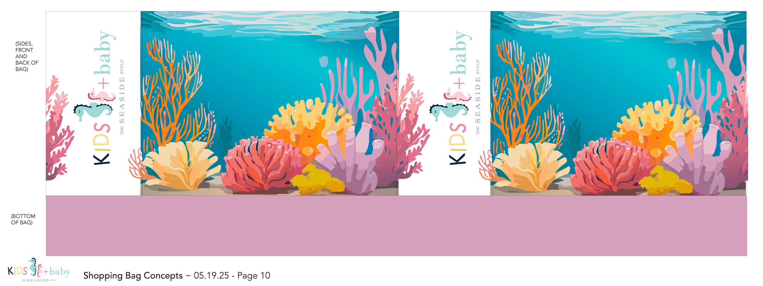 Kids+Baby shopping bag artwork