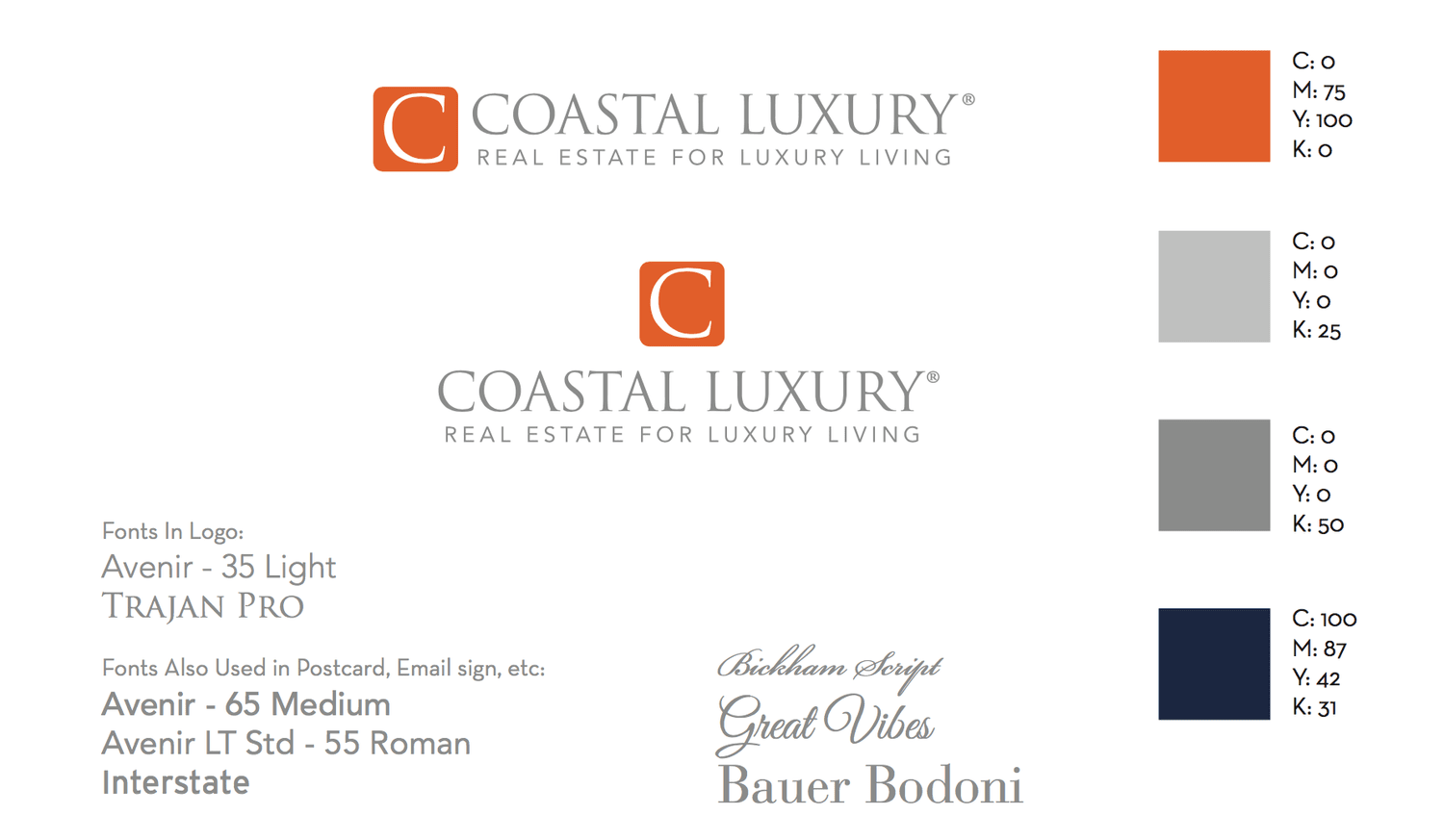 Coastal Luxury Brand Specifications