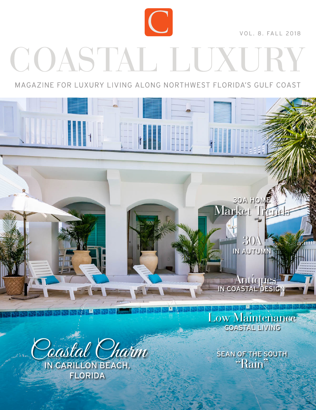 Coastal Luxury Fall 2018 magazine cover