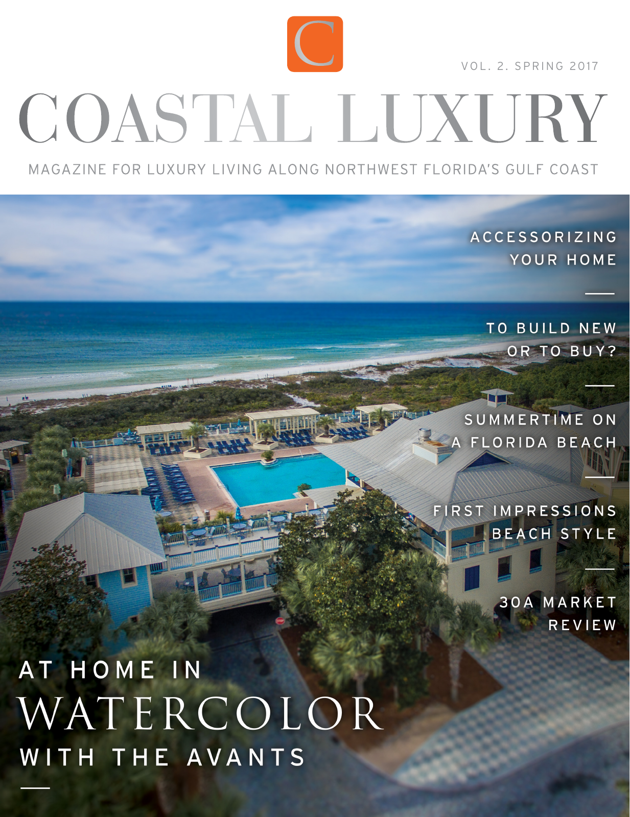 Coastal Luxury Spring 2017 magazine cover