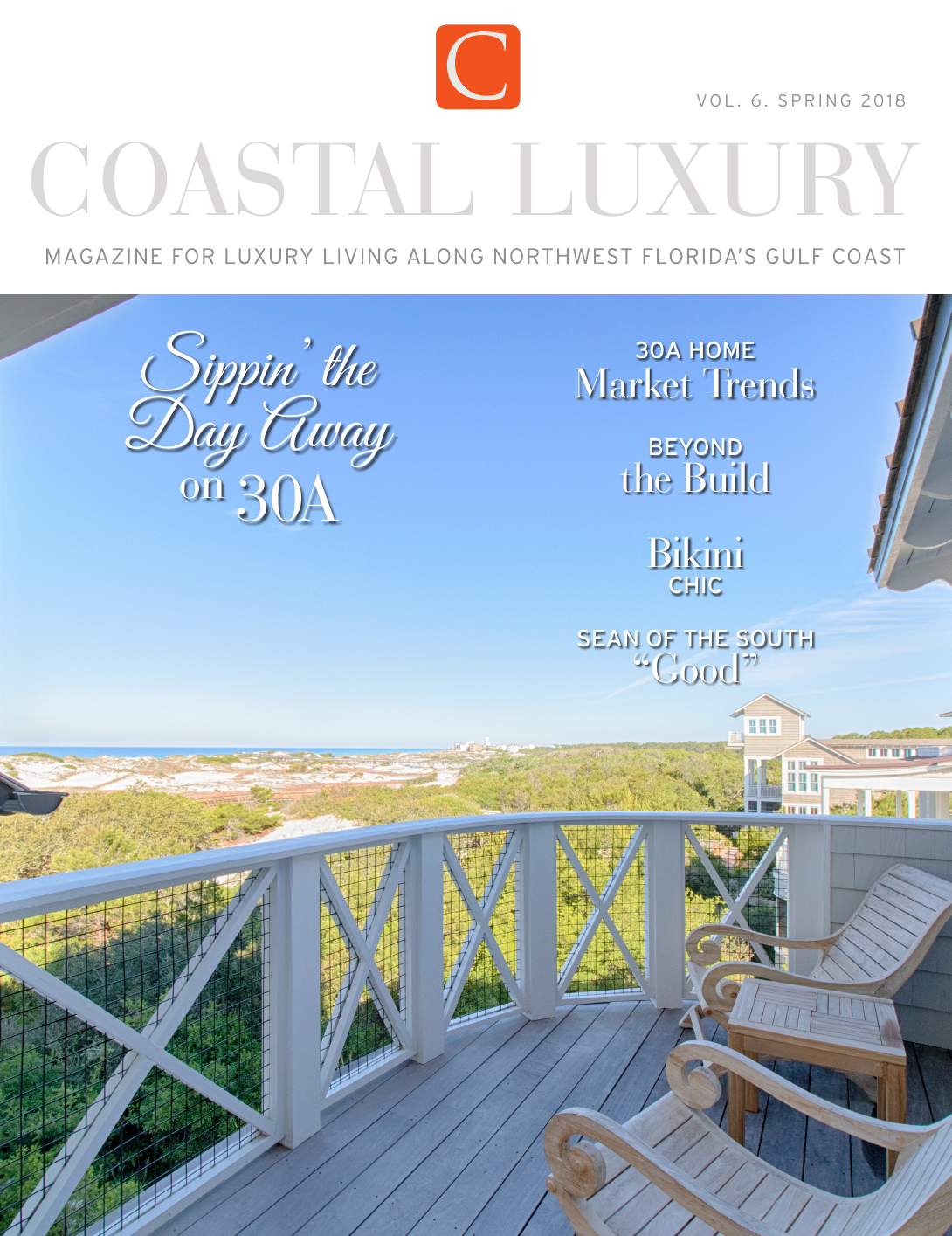 Coastal Luxury Spring 2018 magazine cover