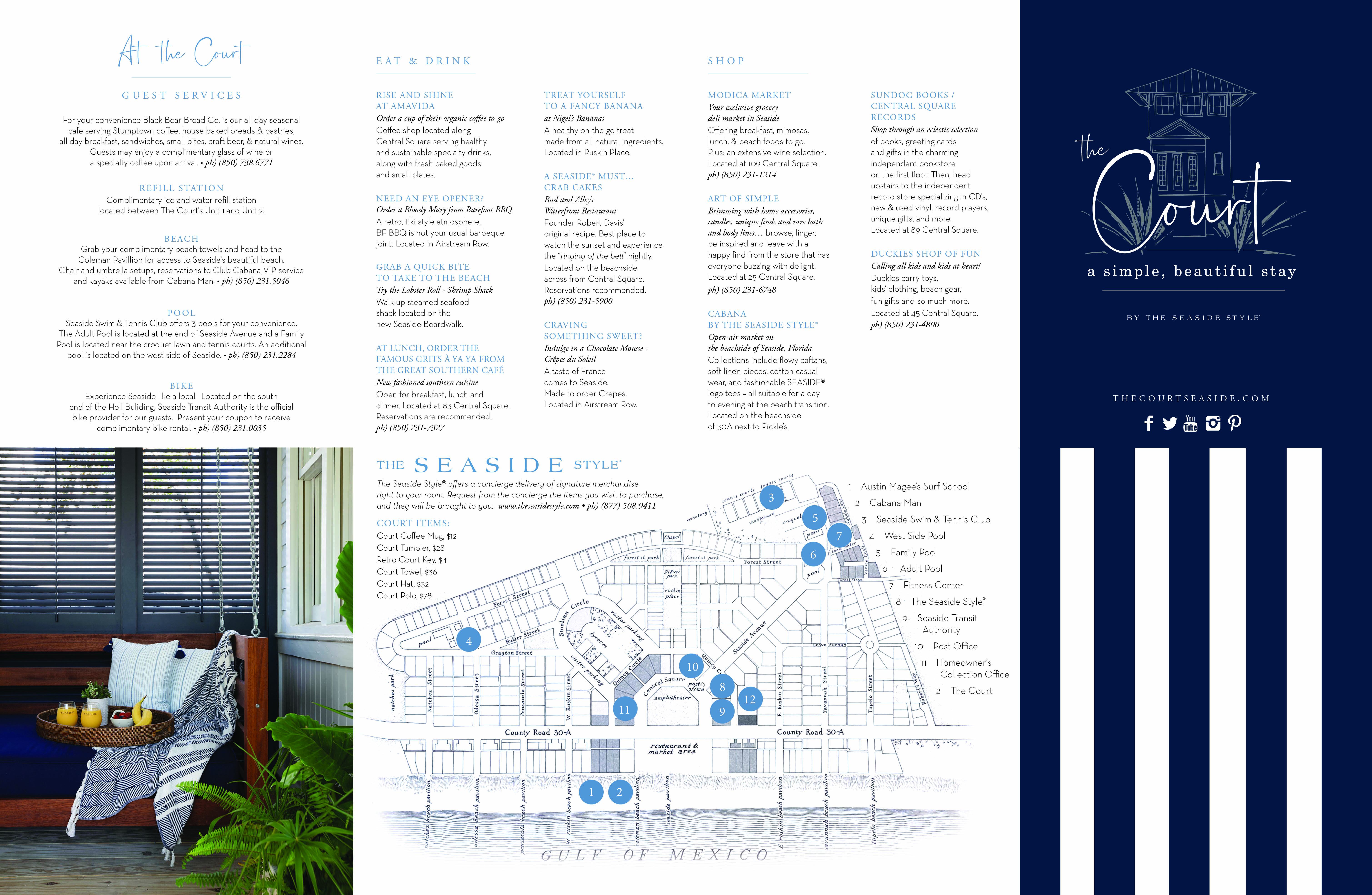 The Court brochure — cover
