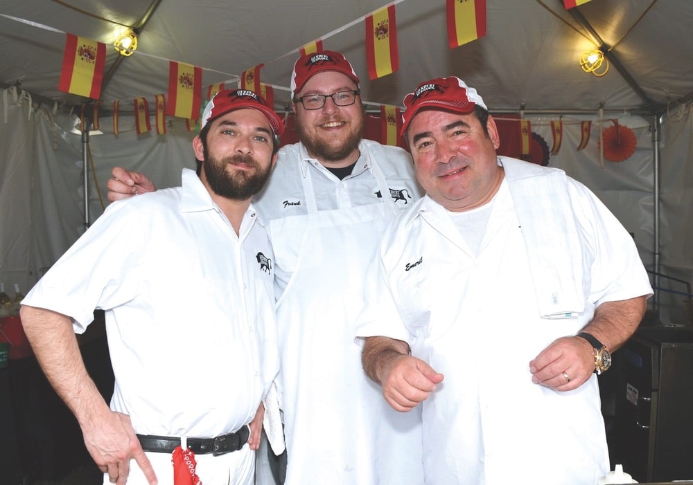 Three chefs at Chi Chi Miguel Throwdown